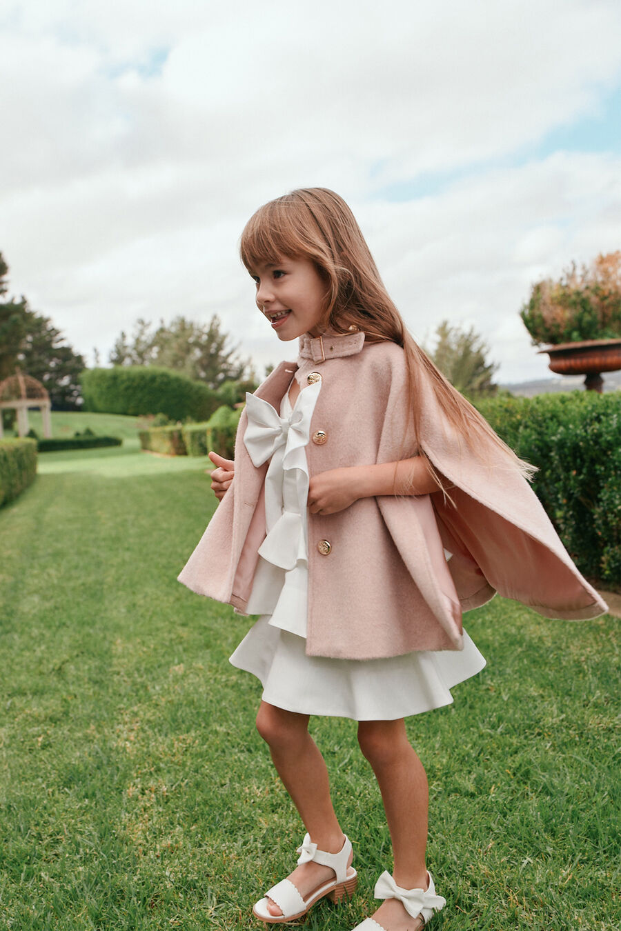 Girls Isabella Wool Cape