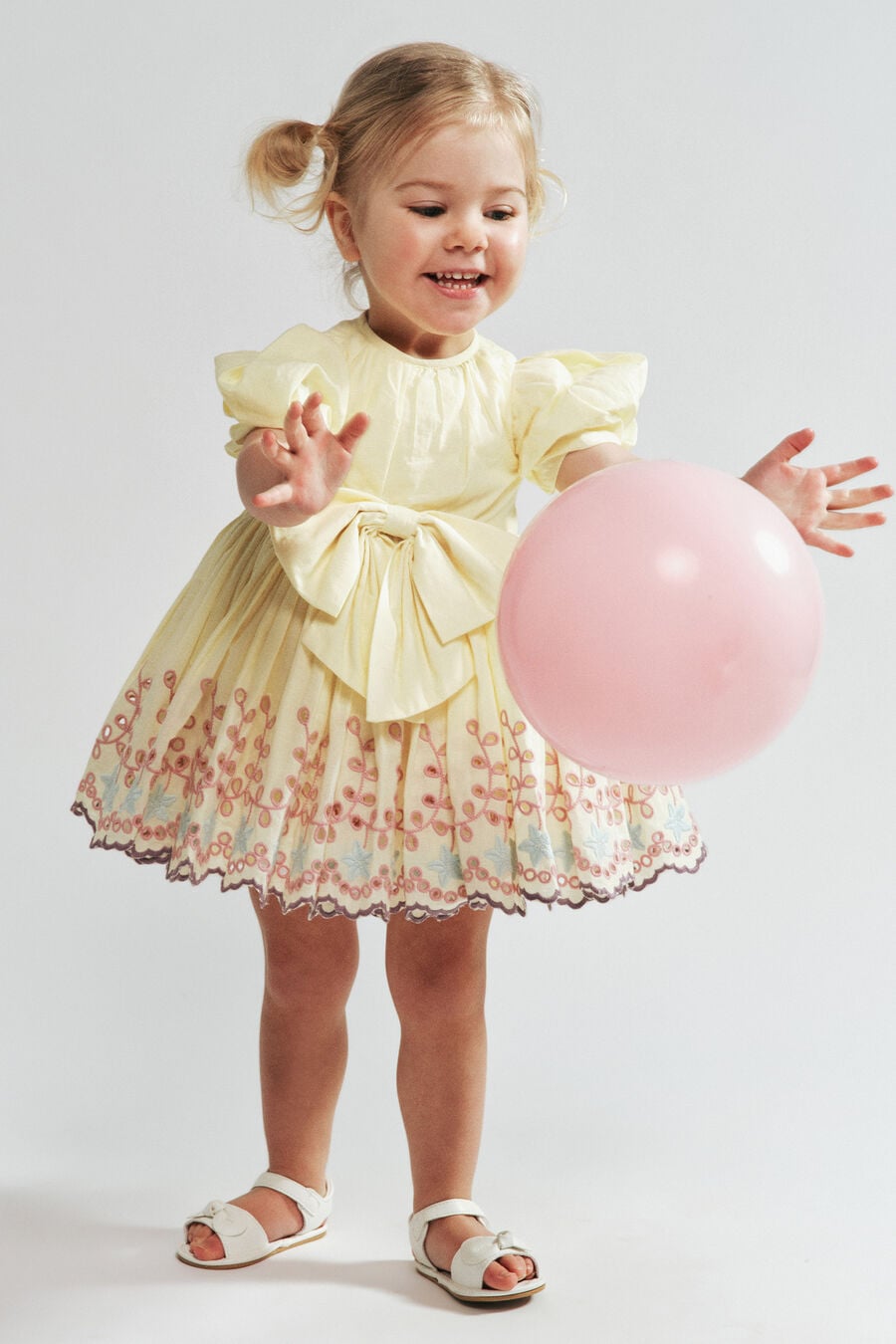 Baby Jade Embroidered Mini Dress