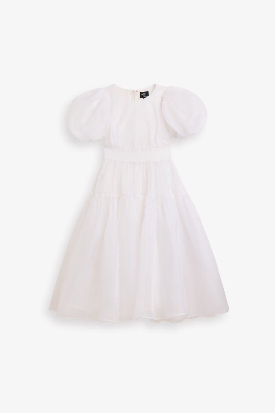 ZOE ORGANZA MIDI DRESS in colour ORCHID WHT