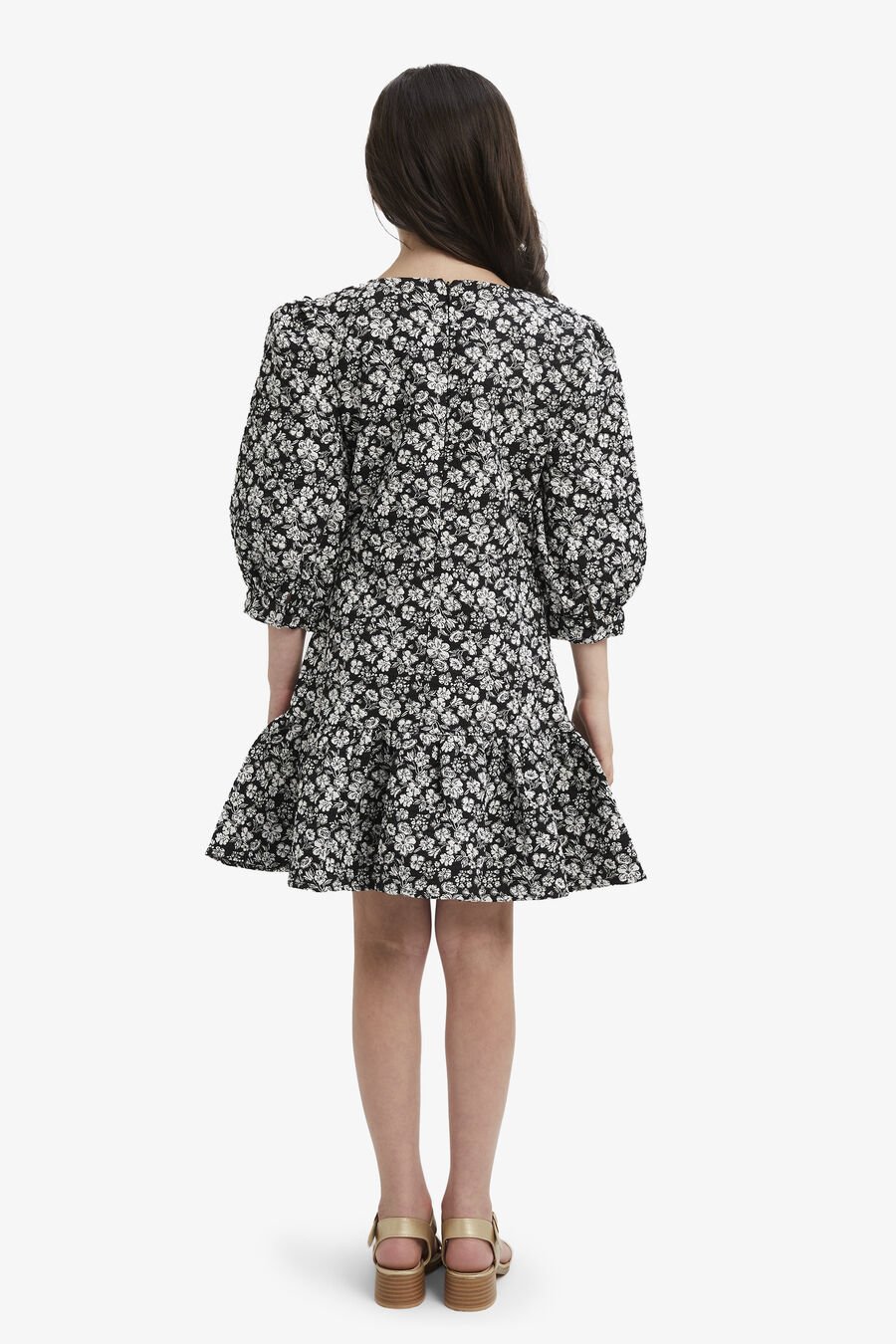 KACELA MINI DRESS in colour CREAM FLORAL