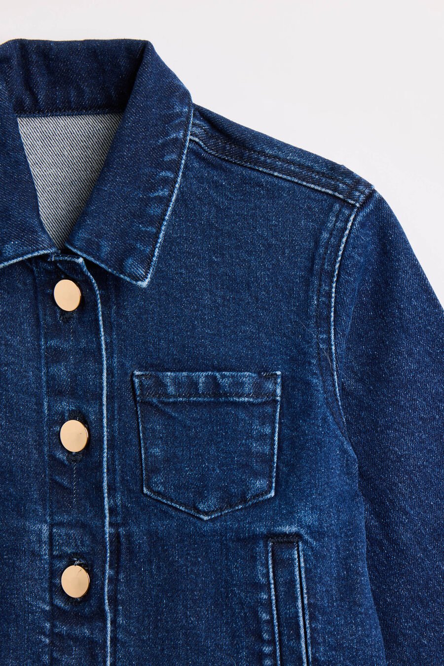 LORENZO DENIM SHIRT in colour Dark