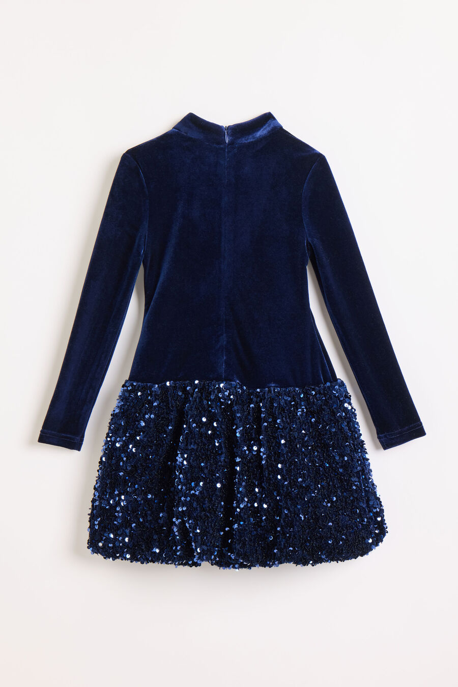 ANDI MINI BUBBLE DRESS in colour NAVY