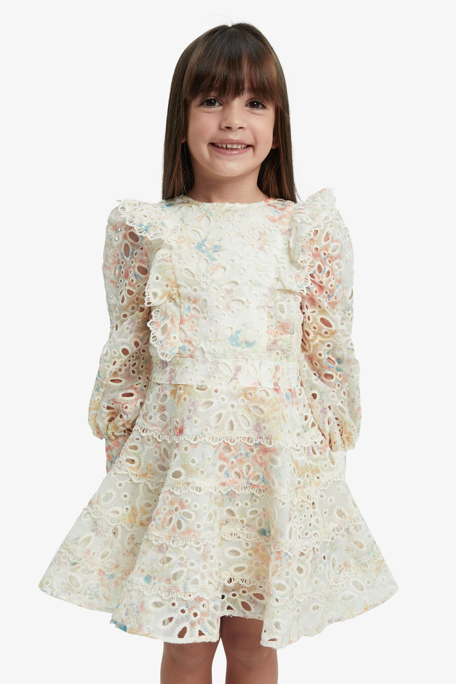 MILEY MINI DRESS in colour GARDEN FL