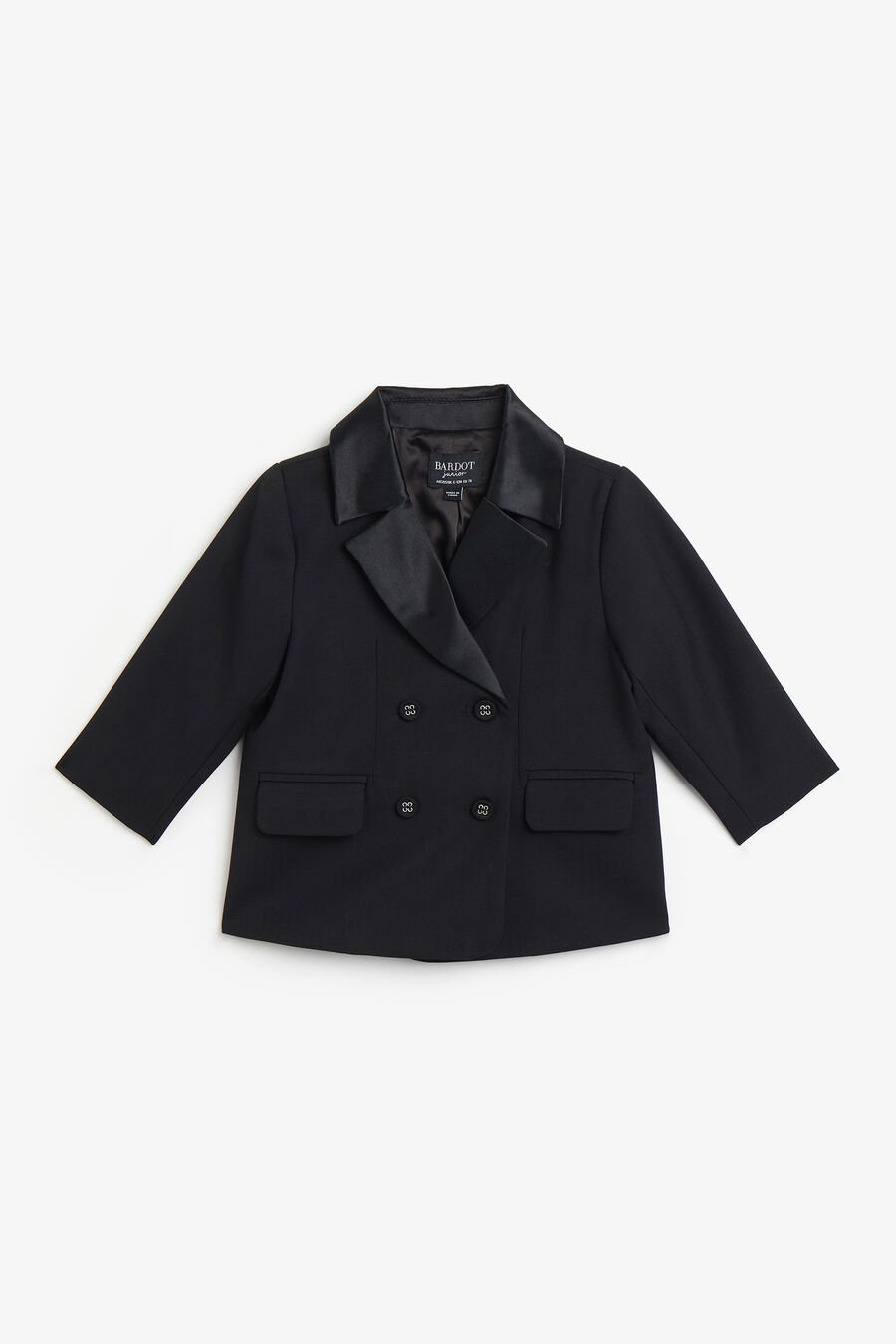 TIMOTEE DOUBLE BREASTED BLAZER in colour BLACK