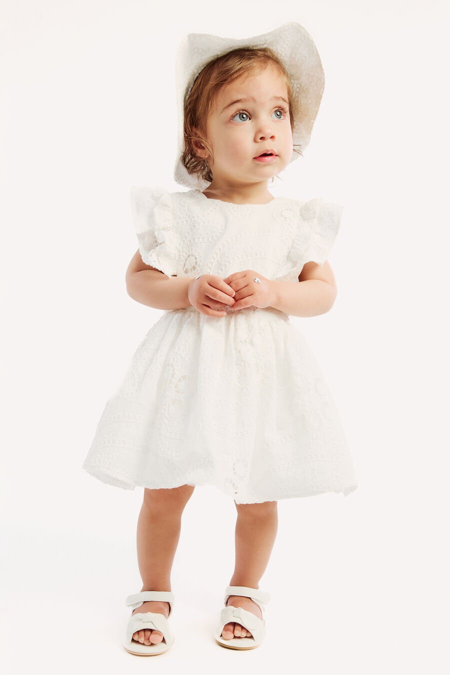 Baby Annie Flower Broderie Dress
