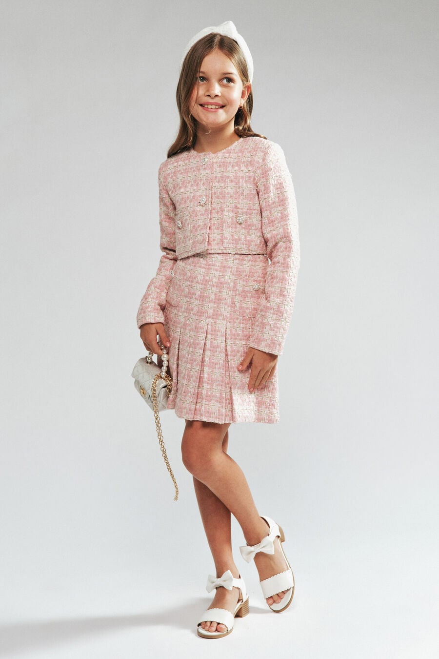 Girls Ivy Boucle Set
