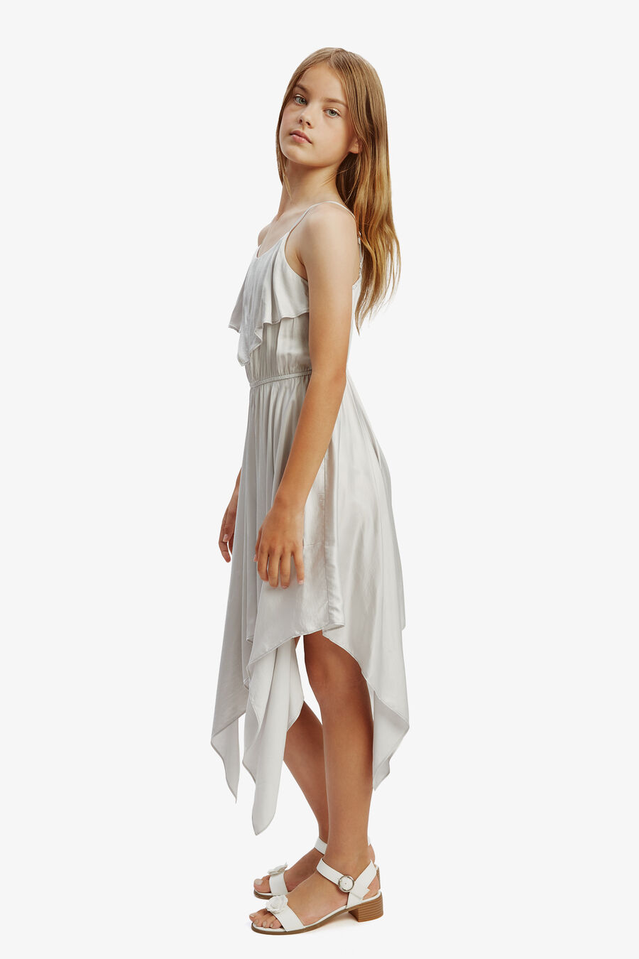ADDY HANKY DRESS in colour SILVER
