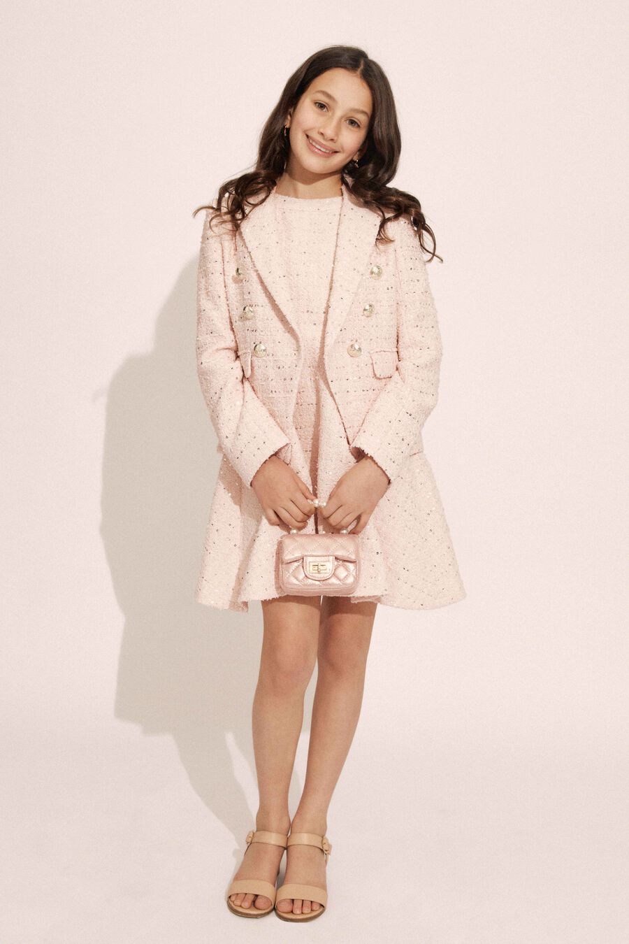 Girls Roma Boucle Blazer