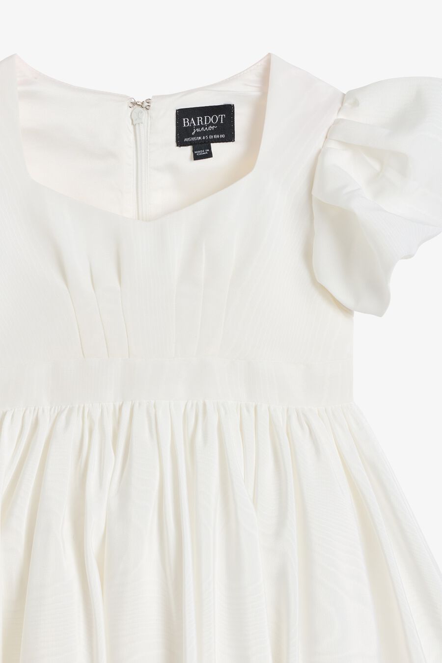 HARRIET TAFETTA DRESS in colour ORCHID WHT
