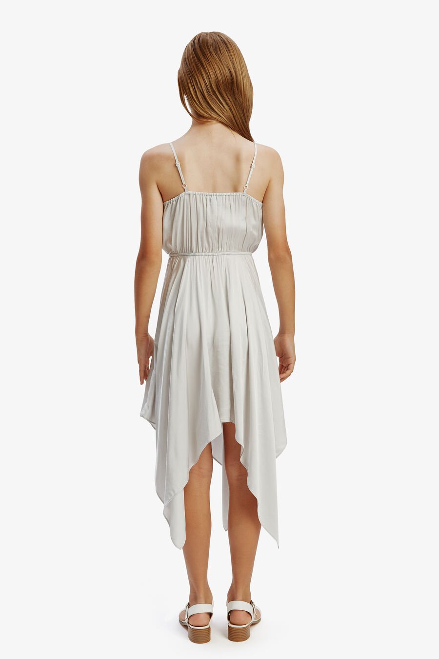 ADDY HANKY DRESS in colour SILVER