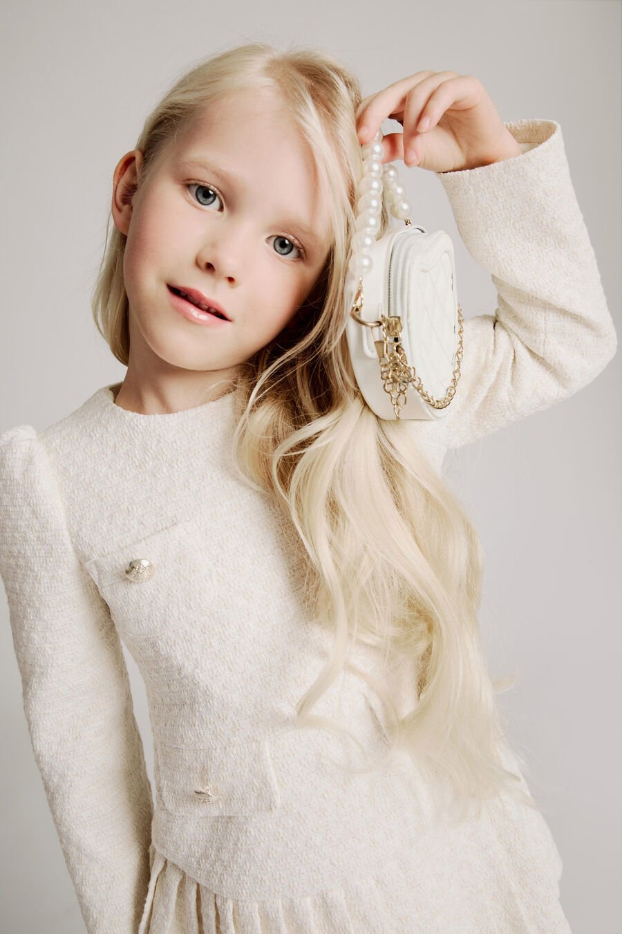 Girls Renee Boucle Dress