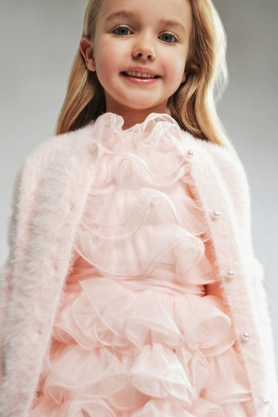 Girls Camilla Longline Cardi
