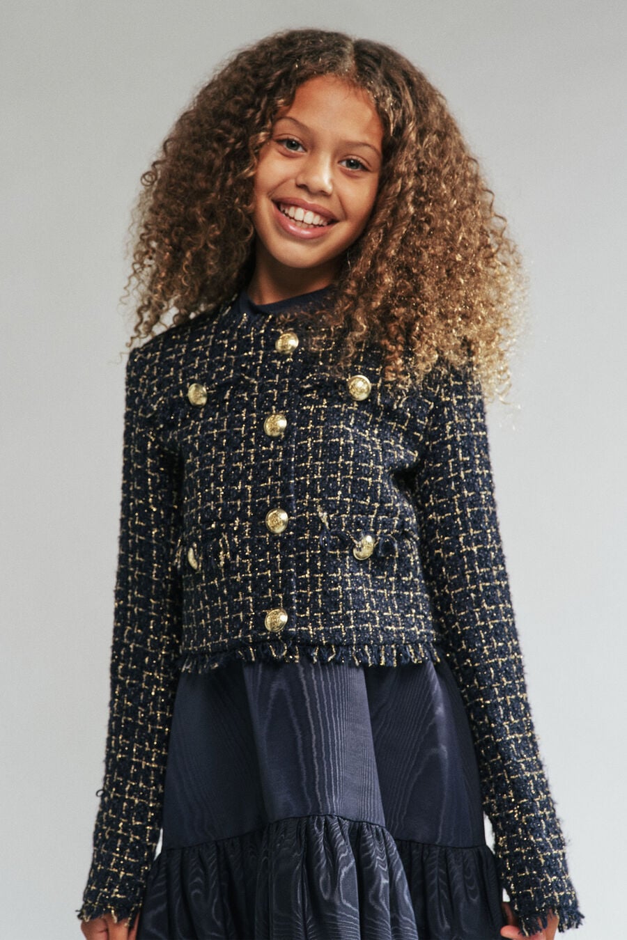KHARI BLAZER in colour Navy Shine