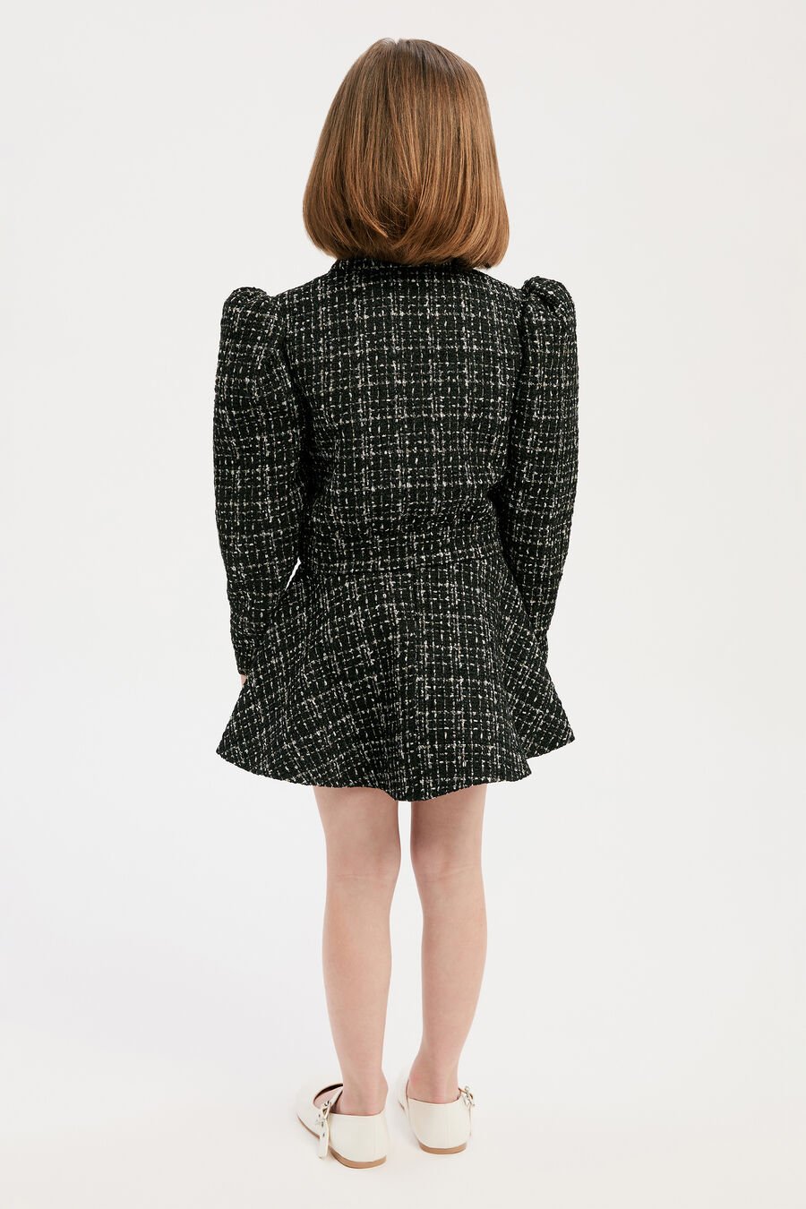 PHEOBE BOUCLE JACKET in colour Black Sparkle