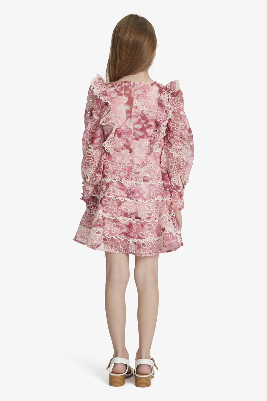 ODETTE MINI DRESS in colour Pink Garden