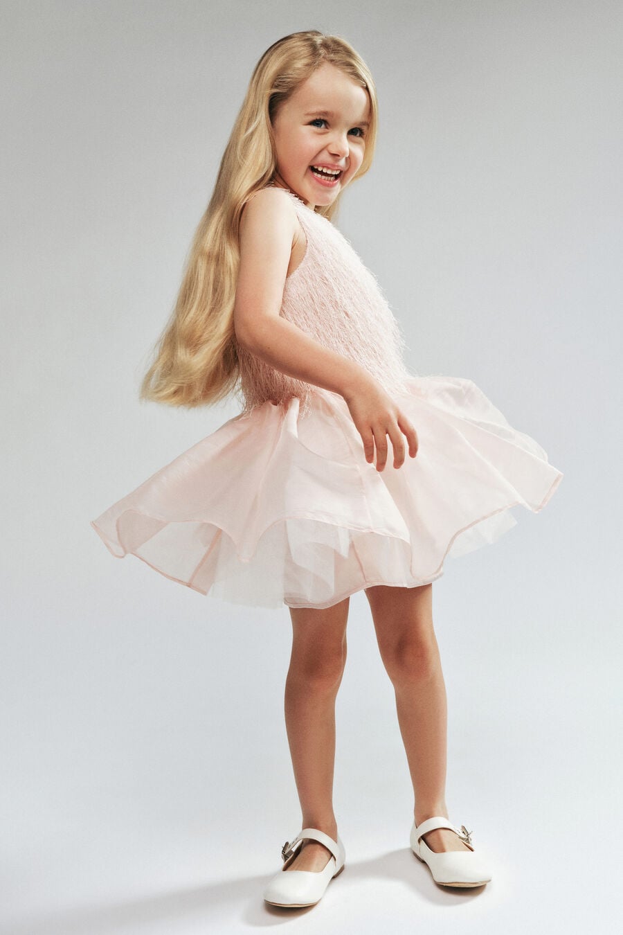 Girls Nicola Fringe Mini Dress