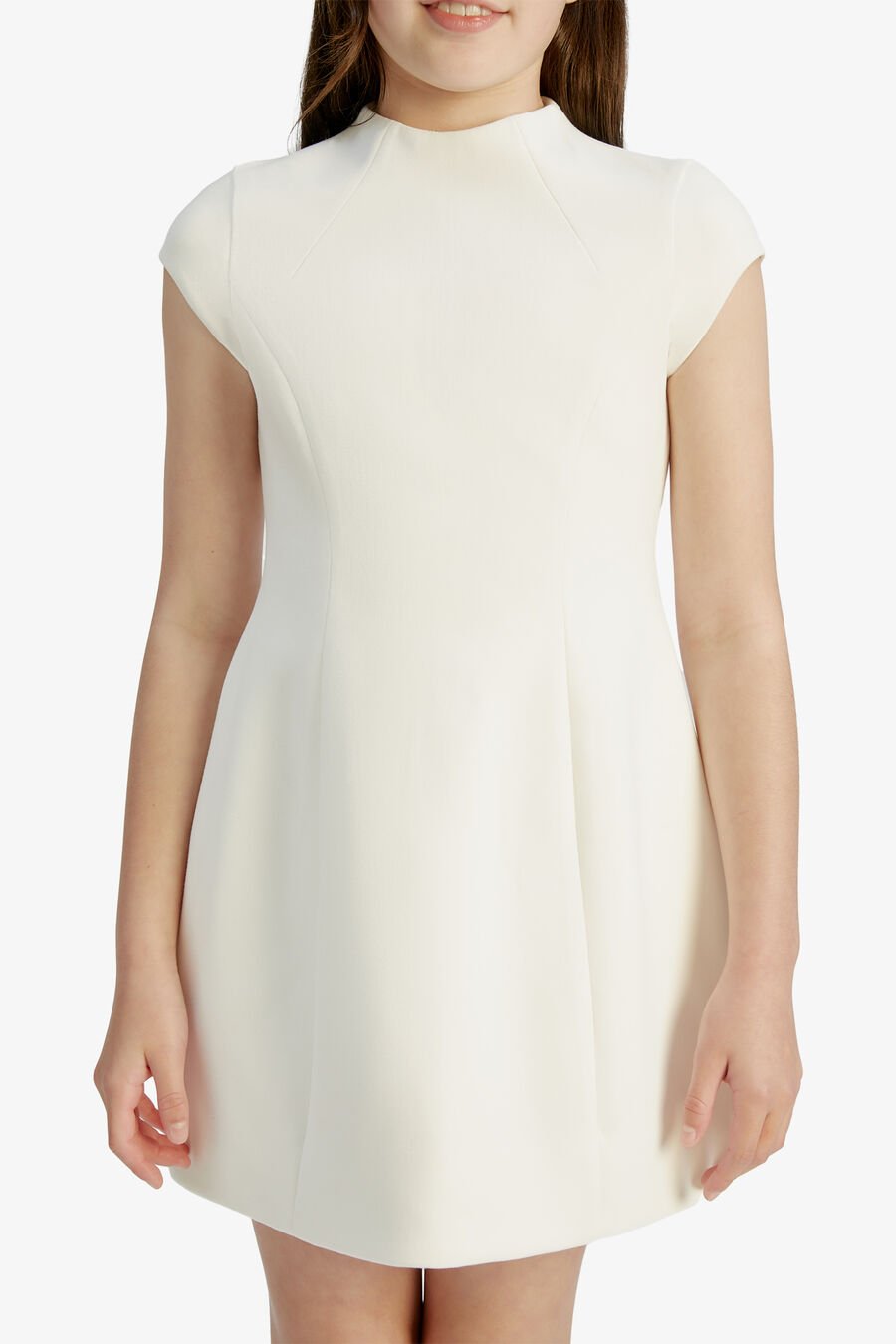 DELPHINA MINI DRESS in colour White