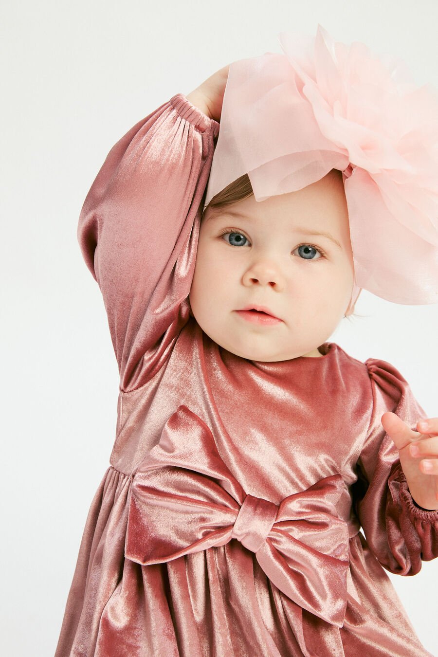 Baby Girls Lindsey Velour Dress