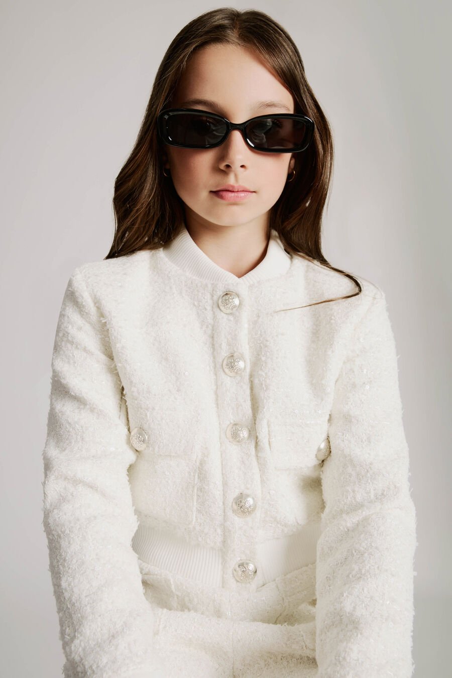 LUCILLE BOMBER JACKET in colour IVORY