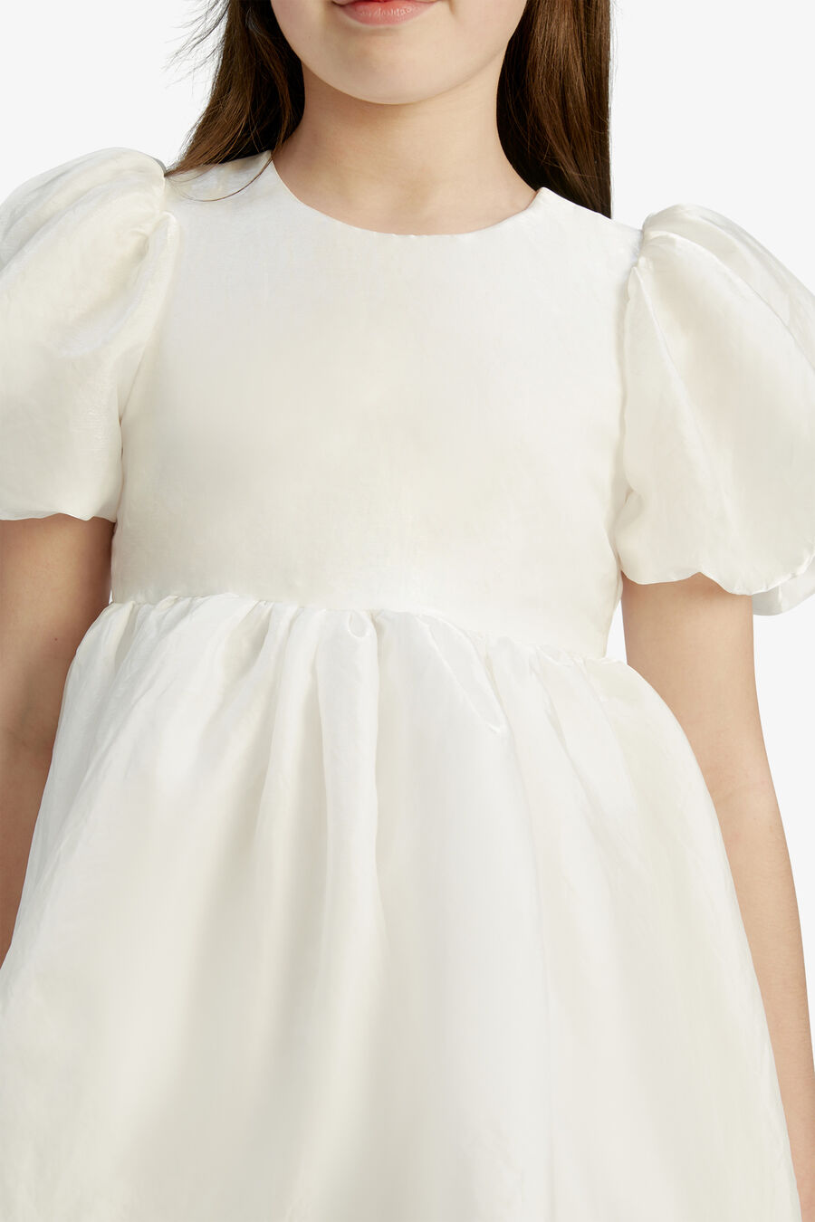 JULIET MINI DRESS in colour ORCHIDWHT