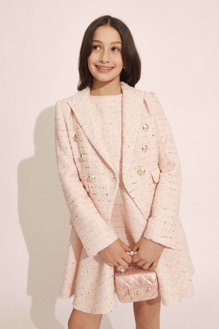 Girls Roma Boucle Blazer