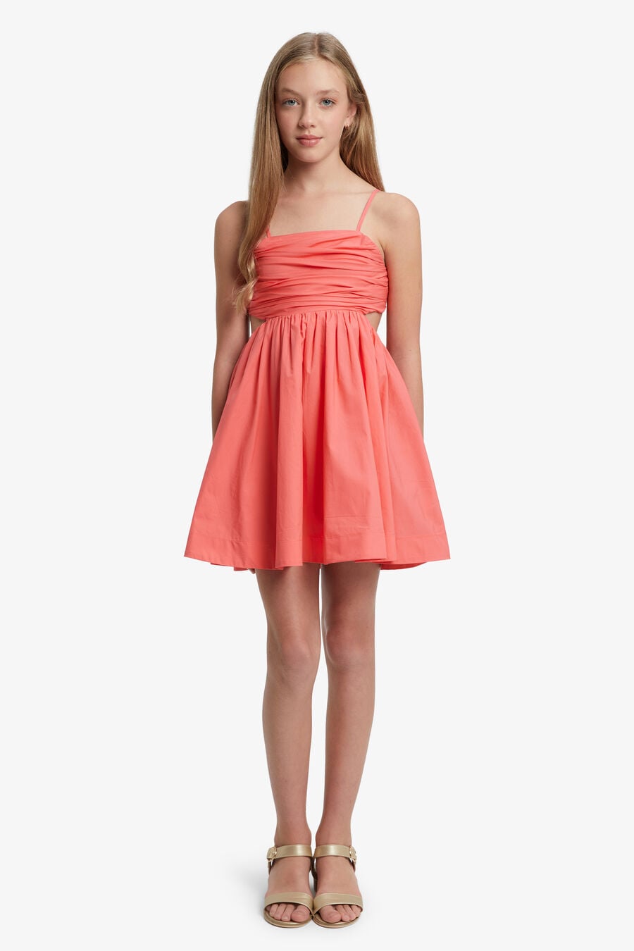 Girls Zarela Poplin Dress