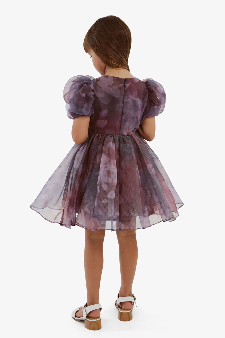 JULIET FLORAL MINI DRESS in colour MOOD BLOOM