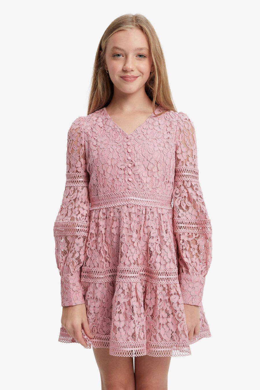 Girls Venice Lace Dress