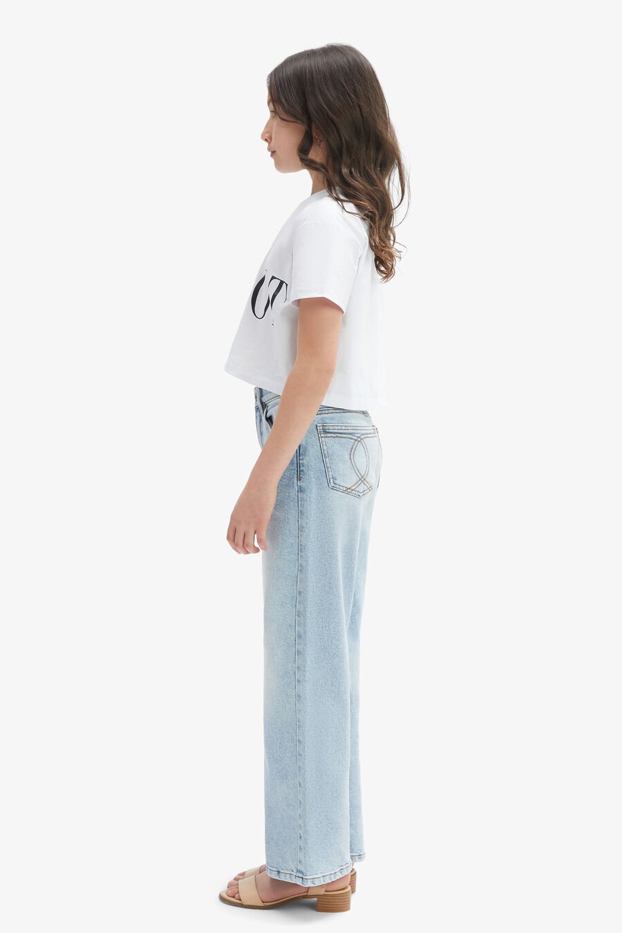 BARDOT BOXY TEE in colour WHITE