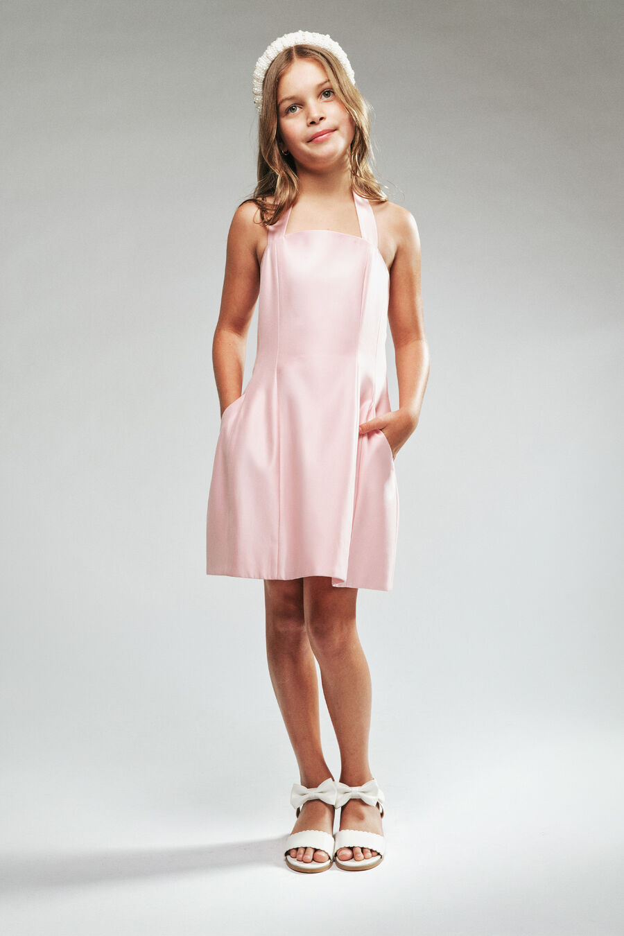 Girls Portia Halter Dress