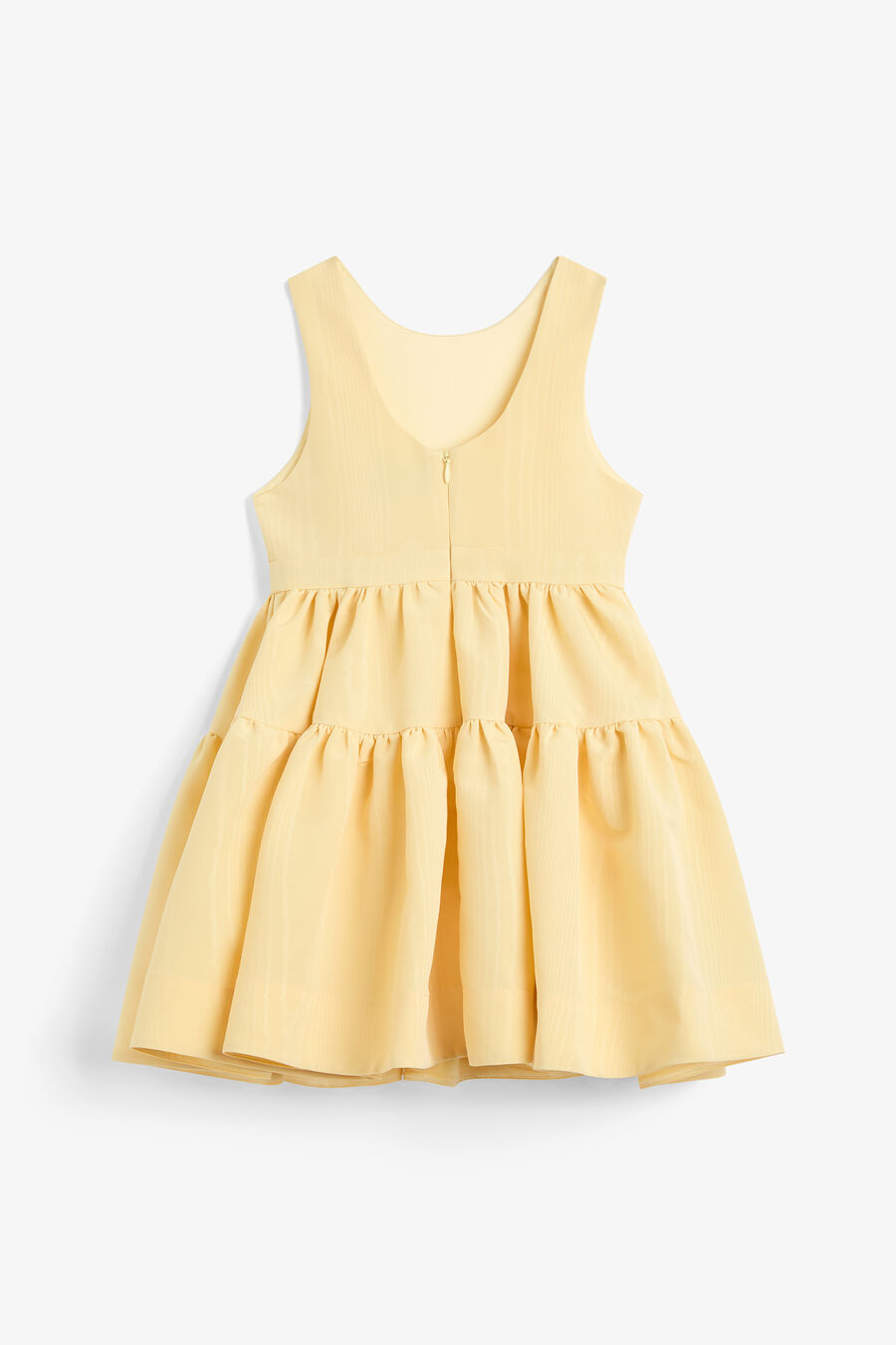 ZAIDA MINI BOW DRESS in colour Lemon