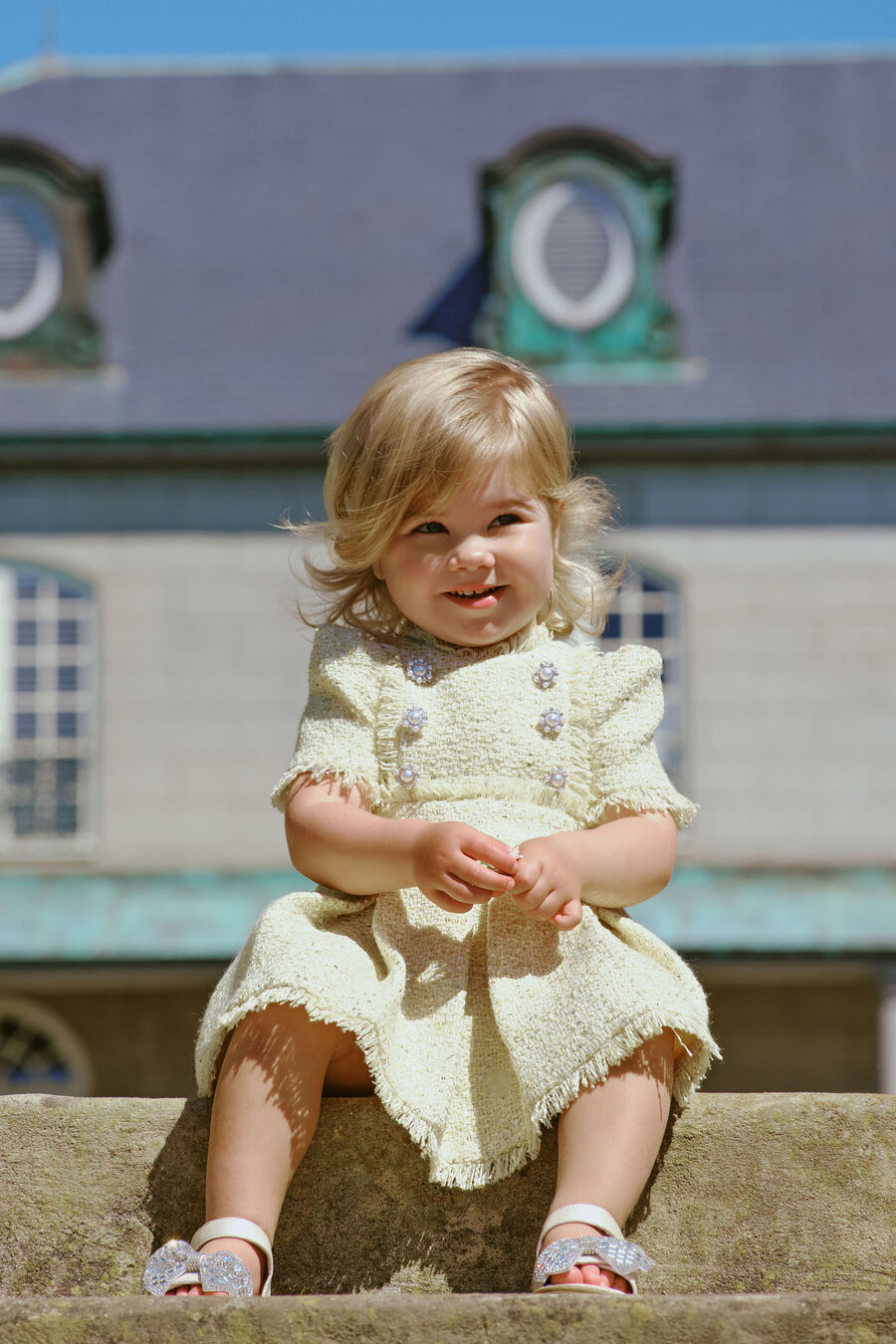 Baby Brielle Boucle Dress