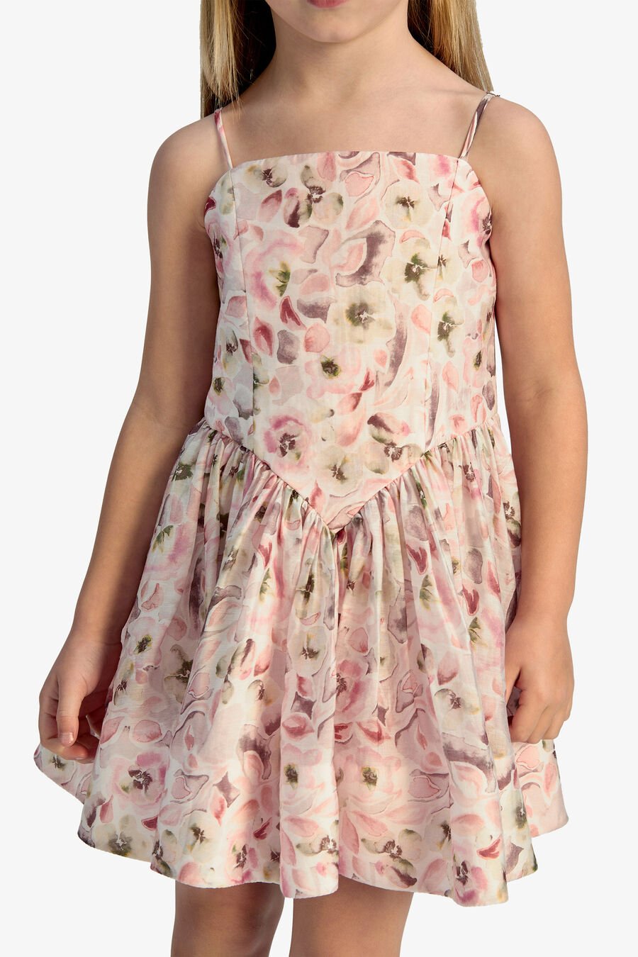 MARABELLA MINI DRESS in colour PINK FLORA