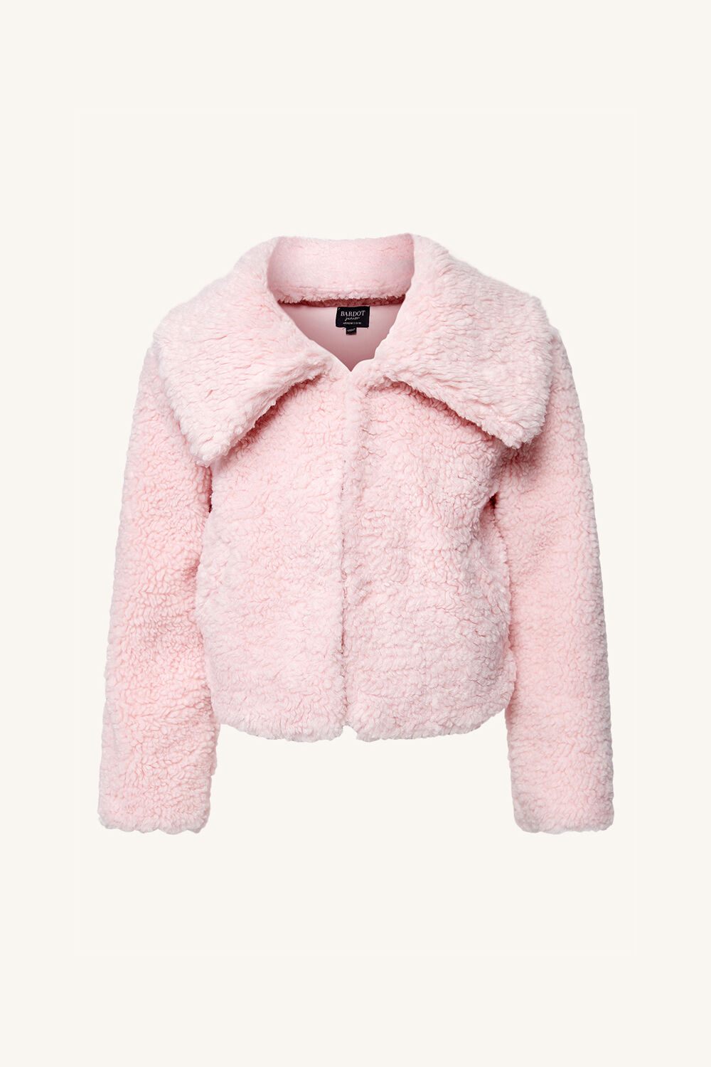 Baby pink fluffy discount jacket