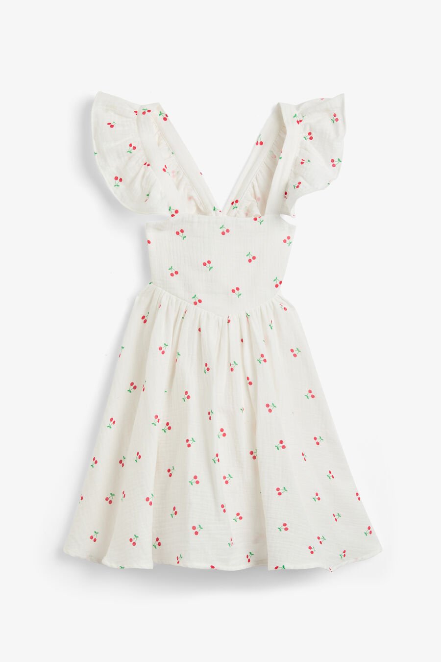 CLEA CHERRY MINI DRESS in colour Orchid White