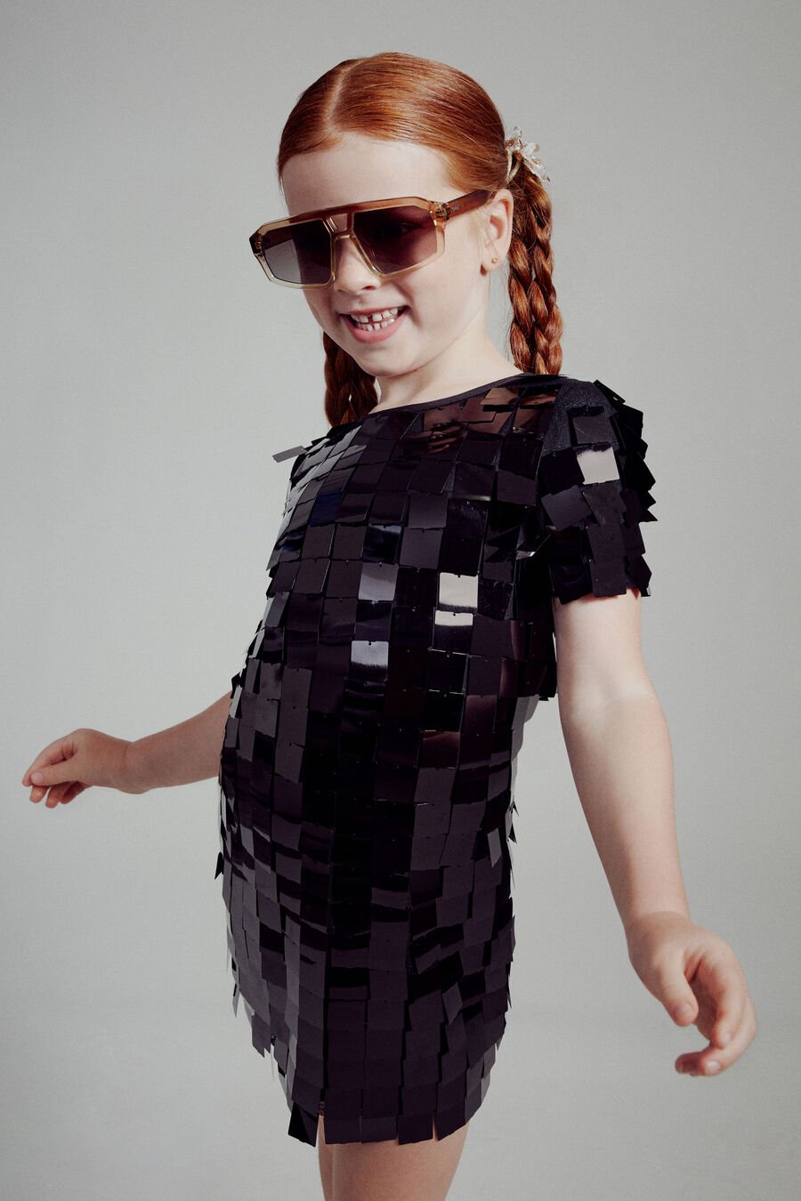 Girls Katana Sequin Dress