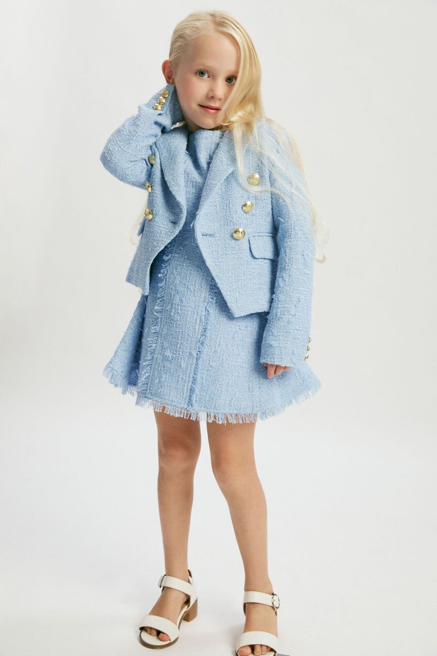 Girls Sutton Boucle Blazer