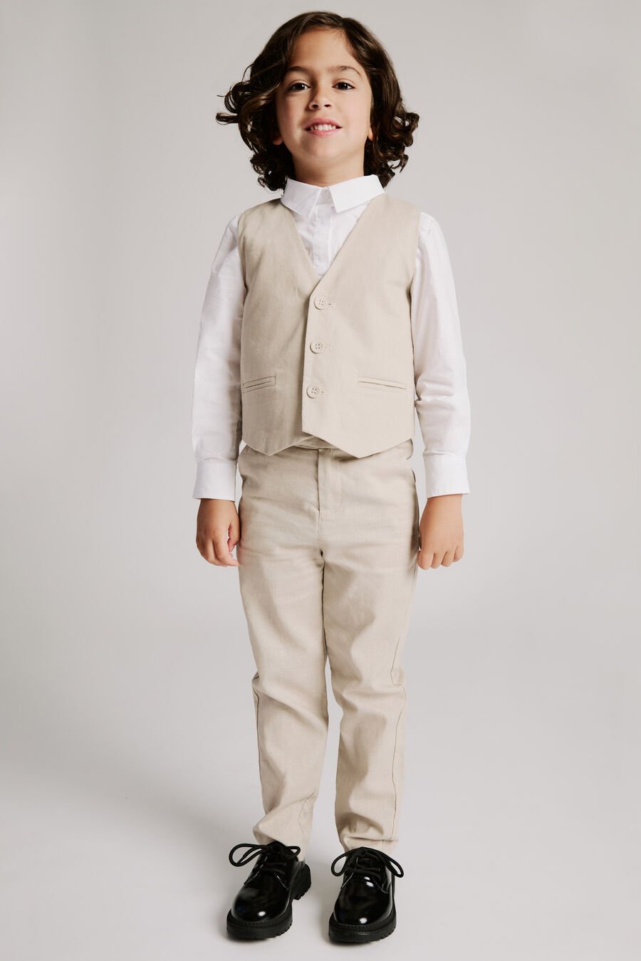 CHARLES PANT in colour SANDSHELL