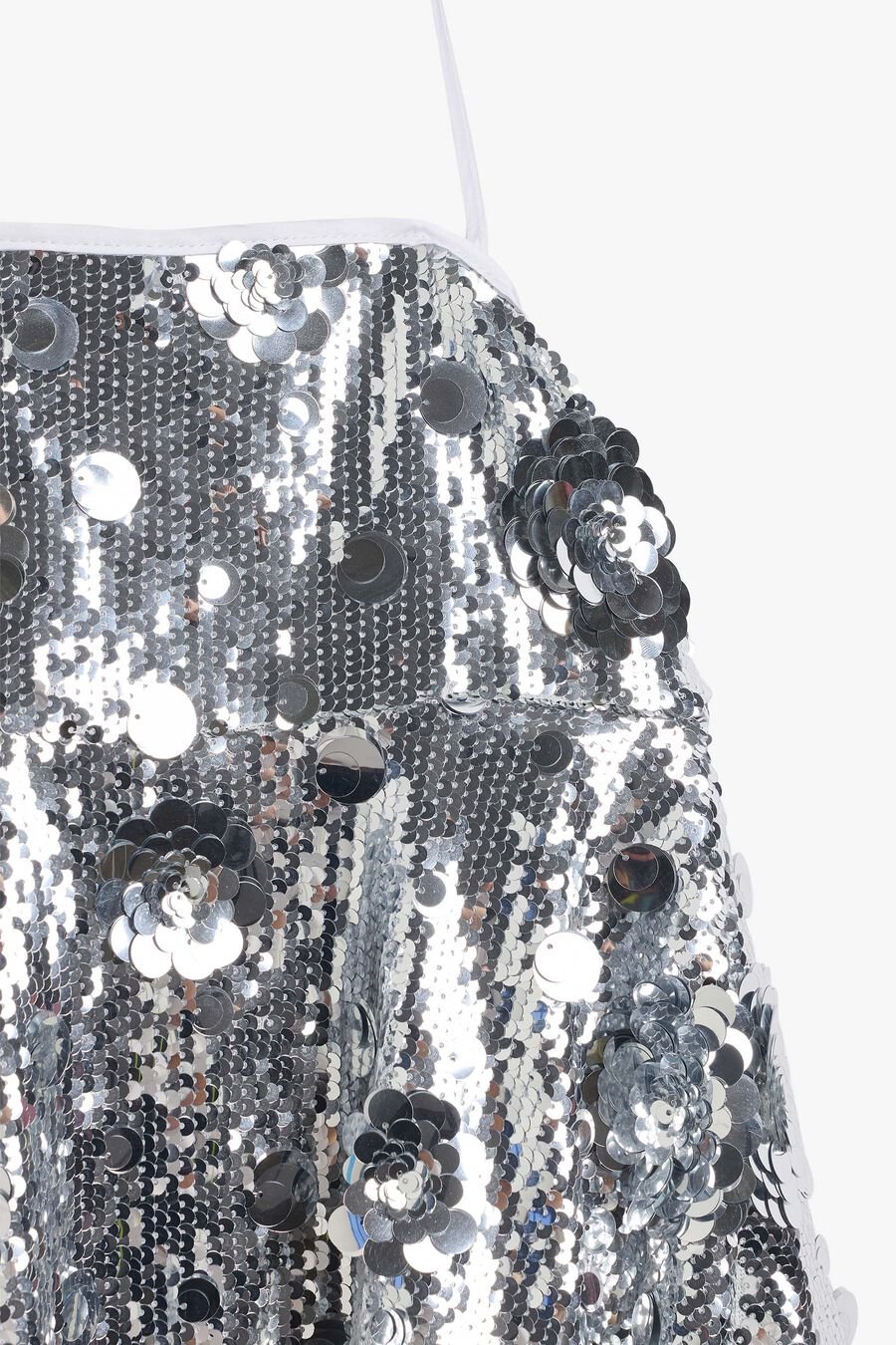 Girls Sequin Halter Dress