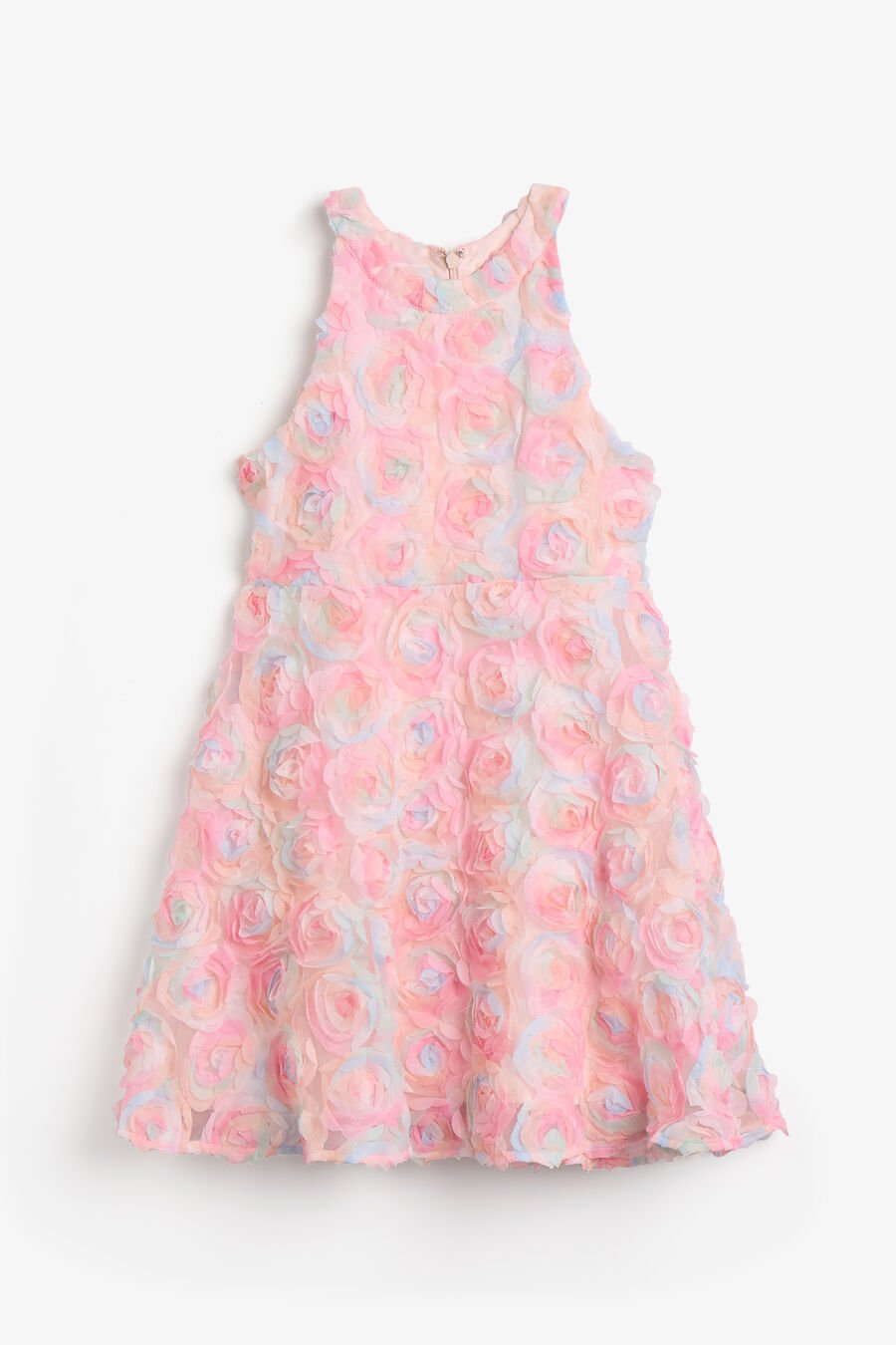 RAINBOW FLORETTE MINI DRESS in colour RAINBOW