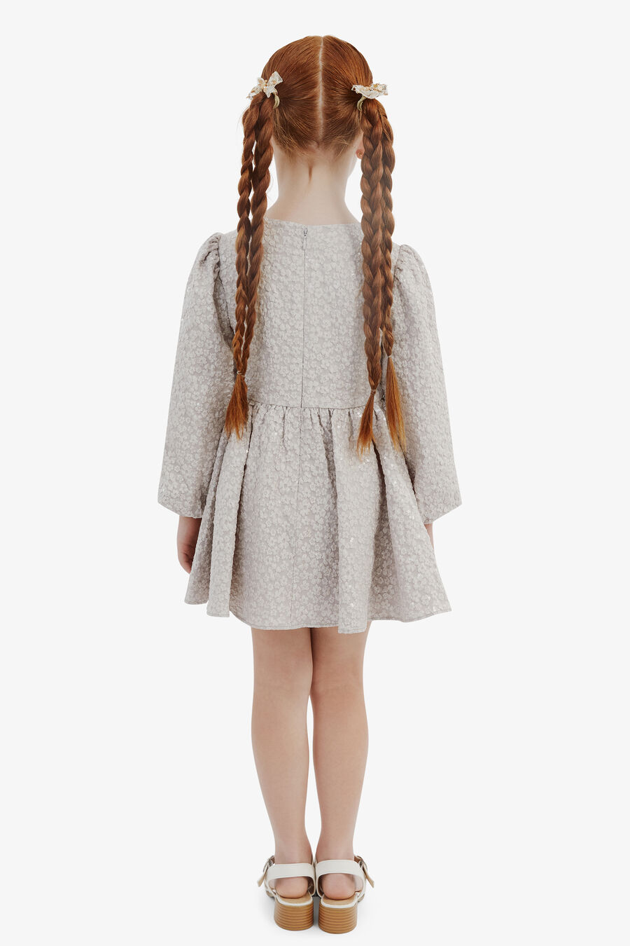 MIRAE MINI DRESS in colour SILVER