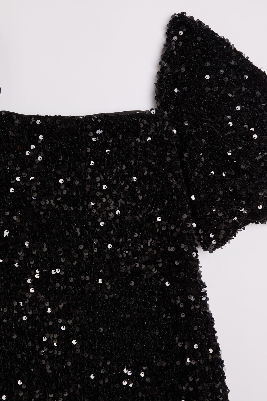 DION SEQUIN JUMPSUIT in colour BLACK