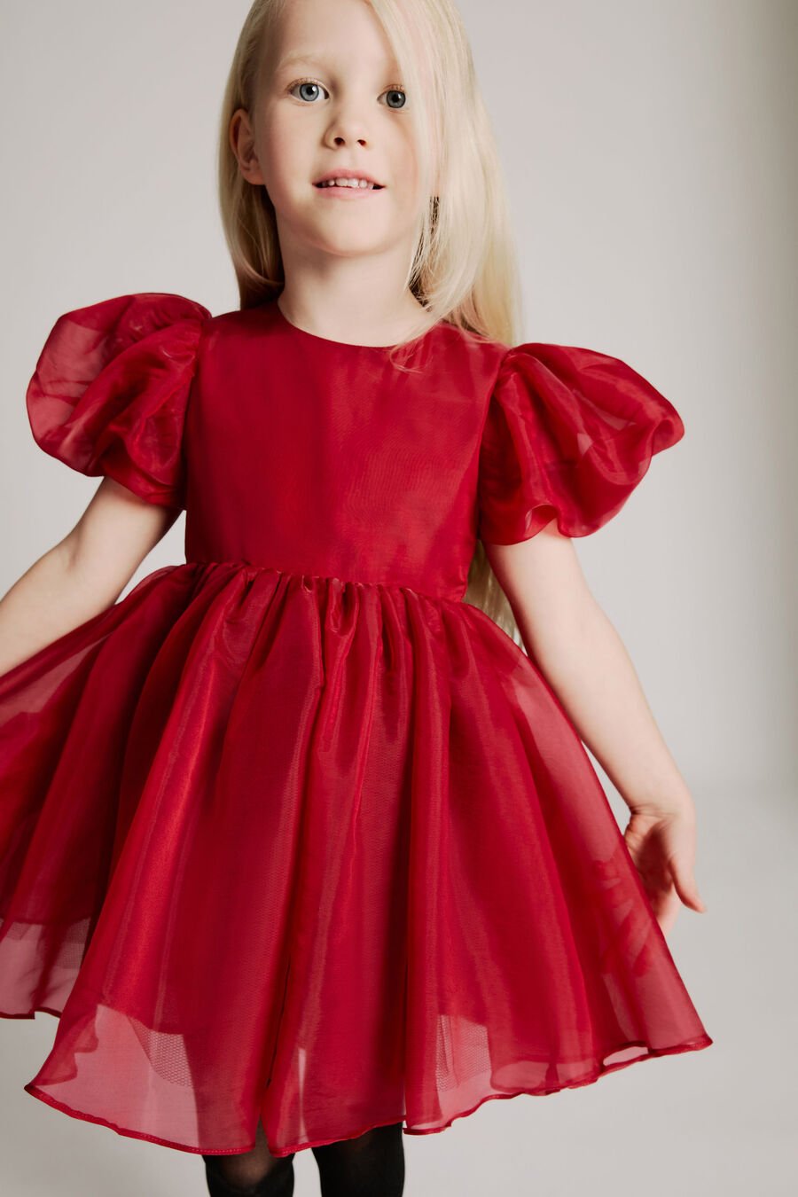 Girls Juliet Organza Mini Dress