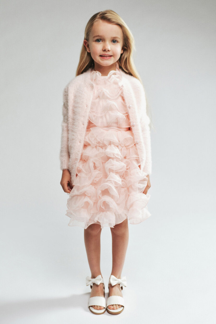 Girls Camilla Longline Cardi