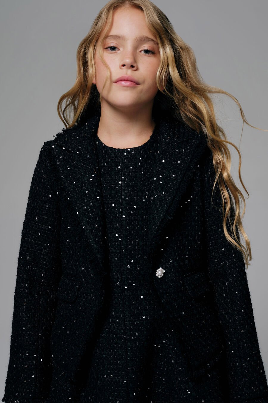 Girls Ava Boucle Blazer