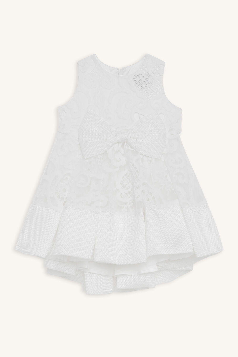 BABY GIRL AVA STARLET DRESS in colour SNOW WHITE