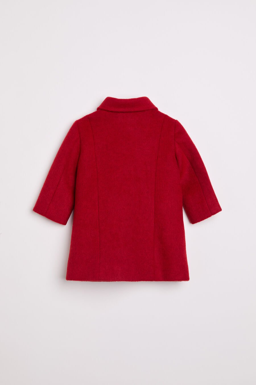 LEAH WOOL COAT in colour RED