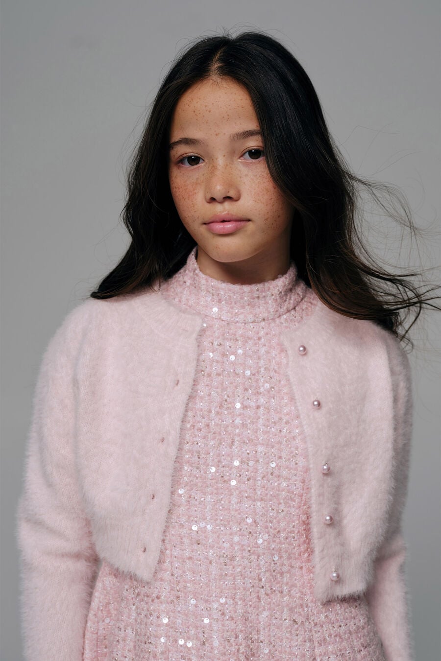 Girls Bell Sleeve Cardi