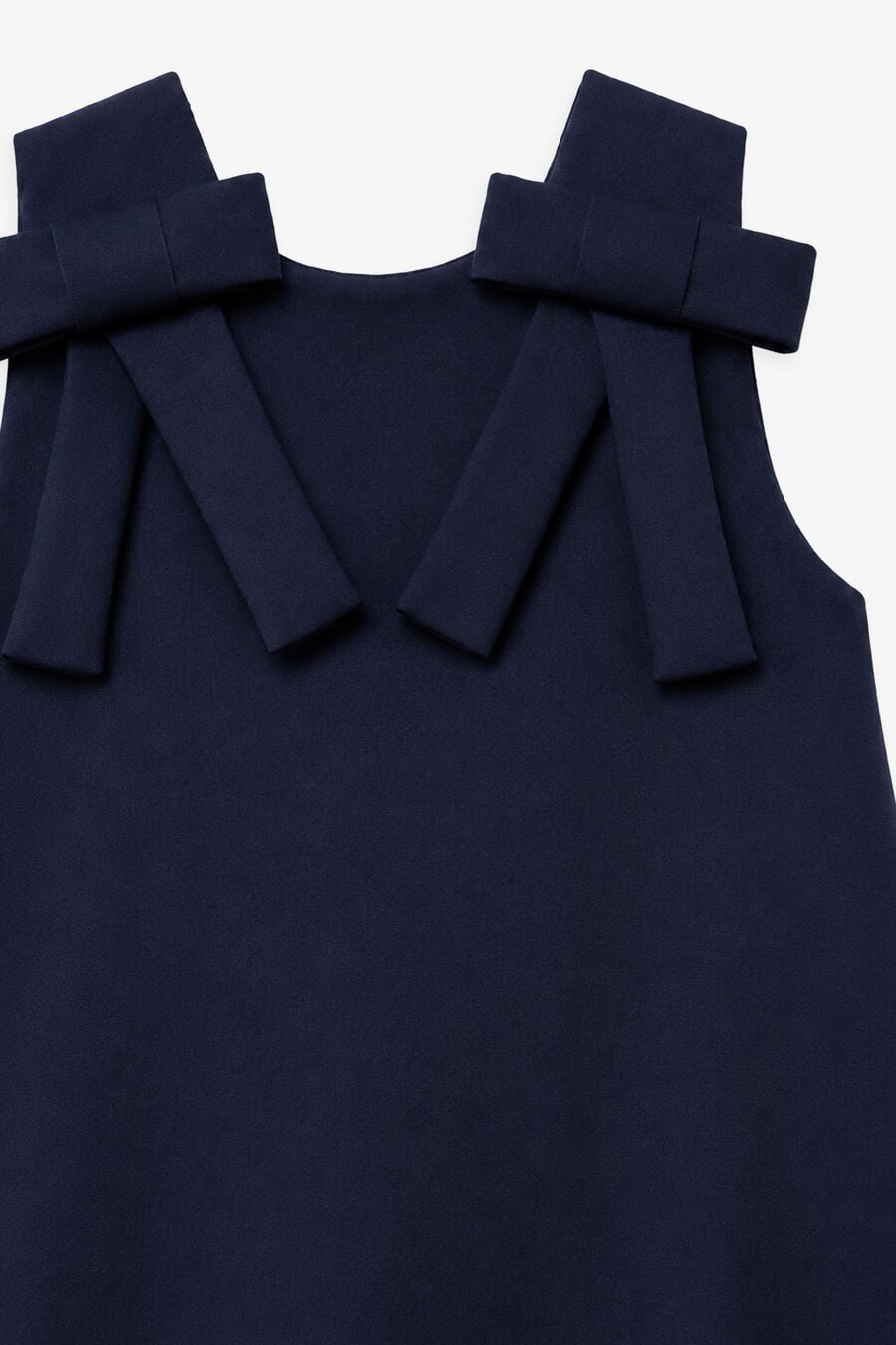 PAZ BOW MINI DRESS in colour Navy