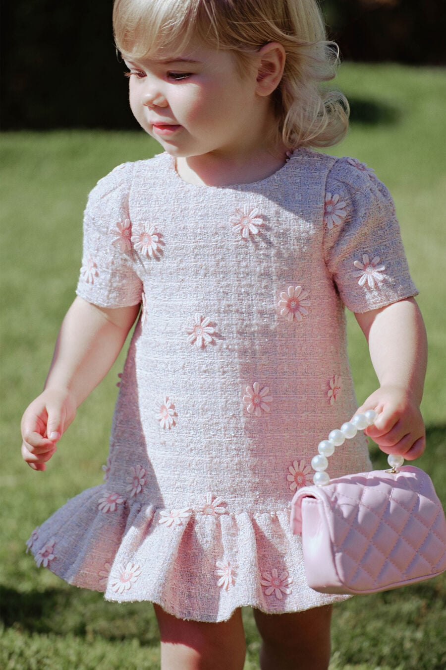 Baby Esra Boucle Dress